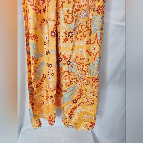 DEREK Lam 10 Crosby size 2 orange paisley maxi dress with halter NWOT - Picture 4 of 9